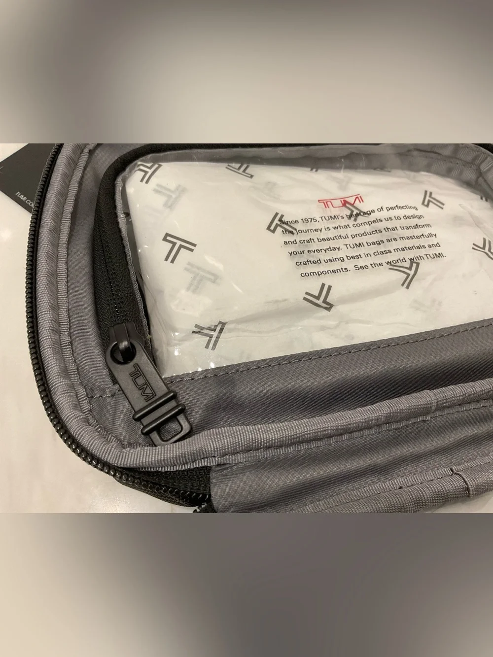 NEW Tumi GEN 4.3 - 8.5” Ballistic Nylon Zippered Split Travel Dopp Kit - BLACK ❗